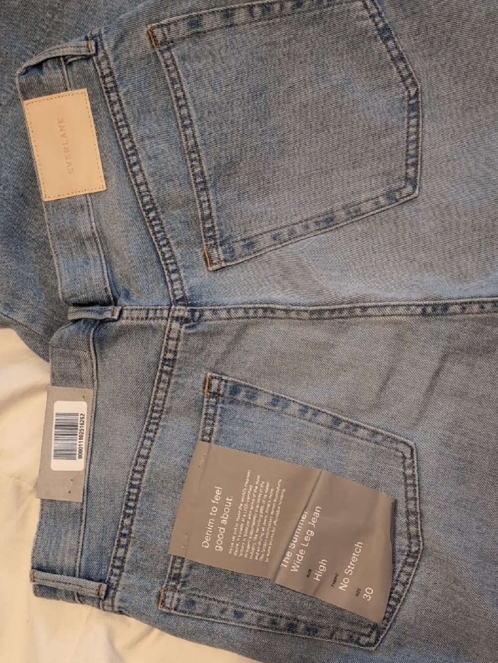 NWT Everlane The Summer Wide Leg Jean - Picture 6 of 6